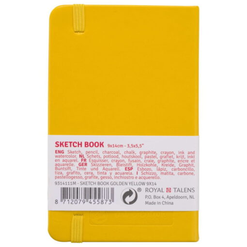 Caiete de schite Art Creation Sketchbook Yellow 9 x 14 cm