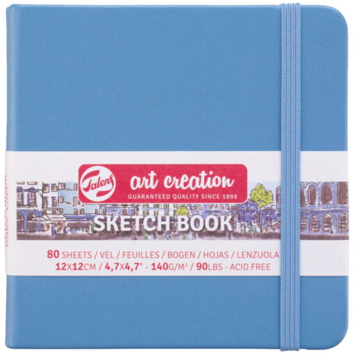 Caiete De Schite Art Creation Sketchbook Blue 12 X 12 Cm