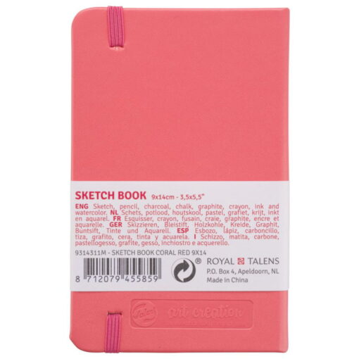 Caiete de schite Art Creation Sketchbook Coral 9 x 14 cm