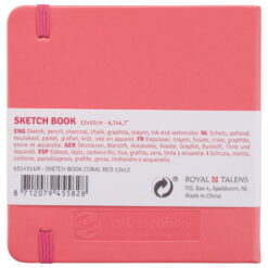 Caiete de schite Art Creation Sketchbook Coral 12 x 12 cm