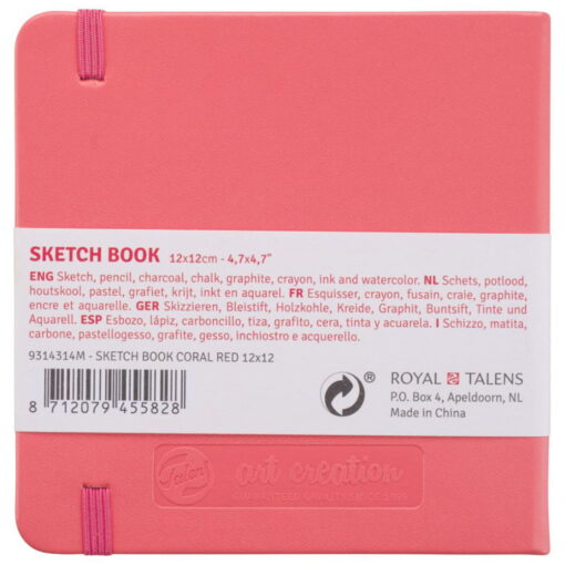 Caiete de schite Art Creation Sketchbook Coral 12 x 12 cm