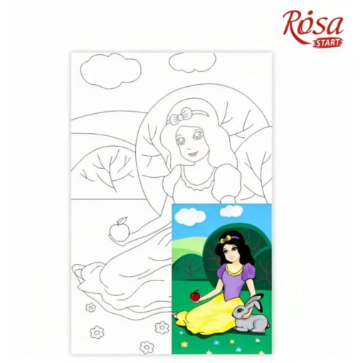 Carton Panzat Cu Desen 20 X 30Cm - Snow White