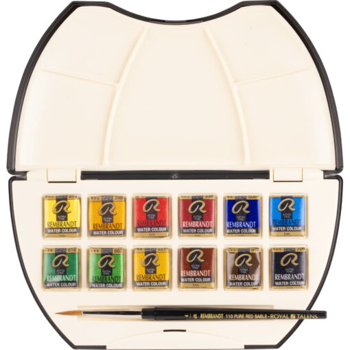 Set acuarele Rembrandt Pocket Box 12 Pans