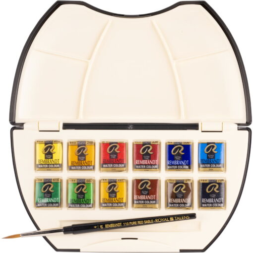 Set acuarele Rembrandt Pocket Box 12 Pans
