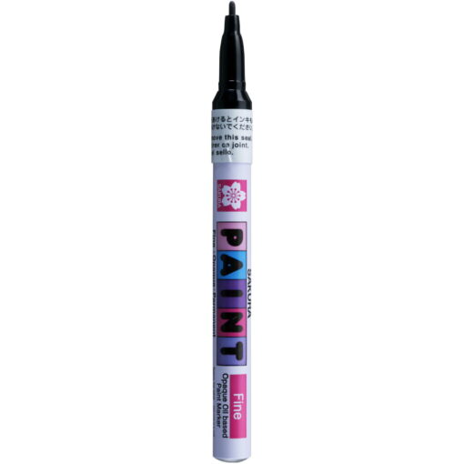 Marker cu vopsea Sakura Paint Fine Black