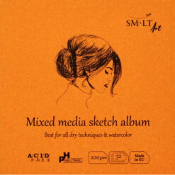Caiet de desen Authentic Baby Mixed Media Album 9 x 9 cm