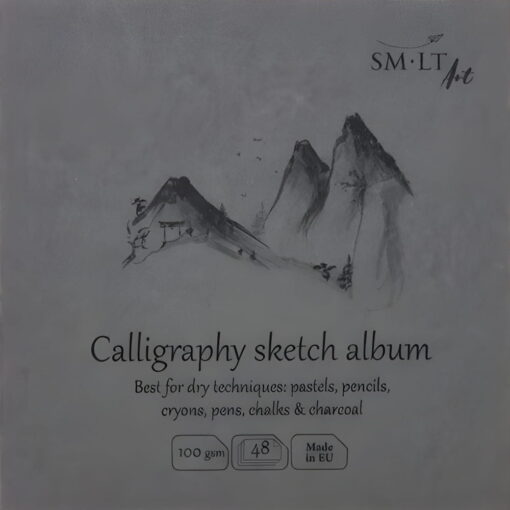 Caiet De Desen Calligraphy Layflat Sketch Album 14 X 14 Cm