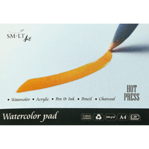 Bloc de desen acuarela SMLT Traditional Hot Press