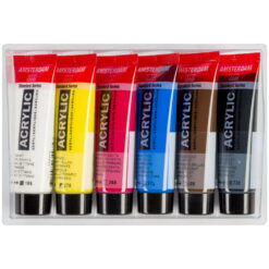 Set 6 culori acrilice Amsterdam 20 ml - Primary Set