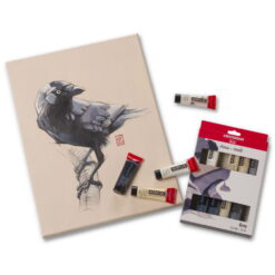 Set 12 culori acrilice Amsterdam 20 ml - Greys