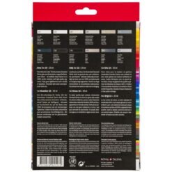 Set 12 culori acrilice Amsterdam 20 ml - Greys