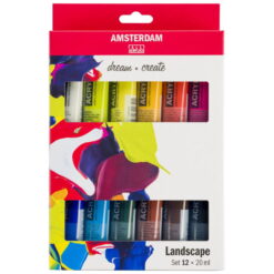 Set 12 culori acrilice Amsterdam 20 ml - Landscape