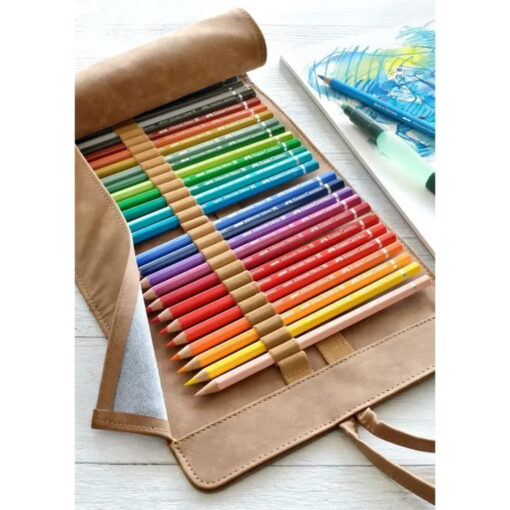 Set 30 creioane colorate Faber Castell A. Durrer Roll up - imagine 5