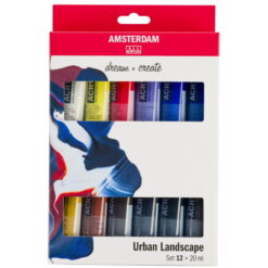 Set 12 culori acrilice Amsterdam 20 ml - Urban Landscape