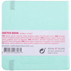 Caiete de schite Art Creation Sketchbook Mint 12 x 12 cm