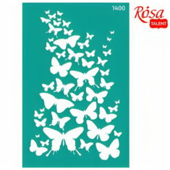 Sablon adeziv 13 x 20 cm nr.1400 - butterfly