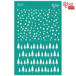 Sablon adeziv 13 x 20 cm nr.3021 - new year