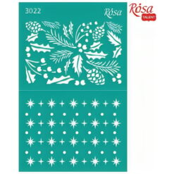 Sablon adeziv 13 x 20 cm nr.3022 - new year