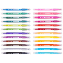 Set carioci cu varf pensula Deli Colour Emotion