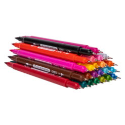 Set carioci cu varf pensula Deli Colour Emotion