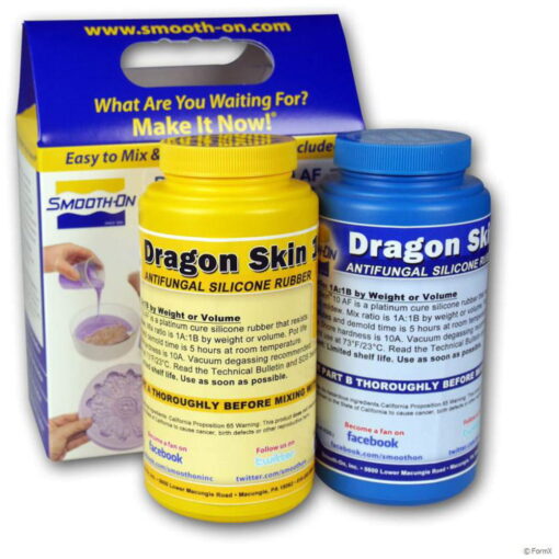 Silicon Rtv Dragon Skin 10 Af - Kit 1L