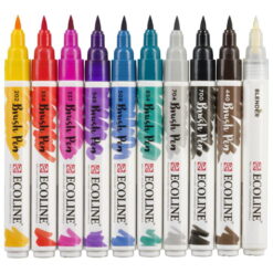 Set carioci Ecoline Brushpen Handlettering 10