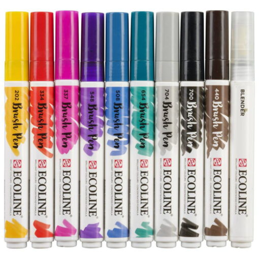 Set carioci Ecoline Brushpen Handlettering 10