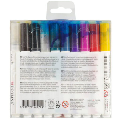 Set carioci Ecoline Brushpen Handlettering 10
