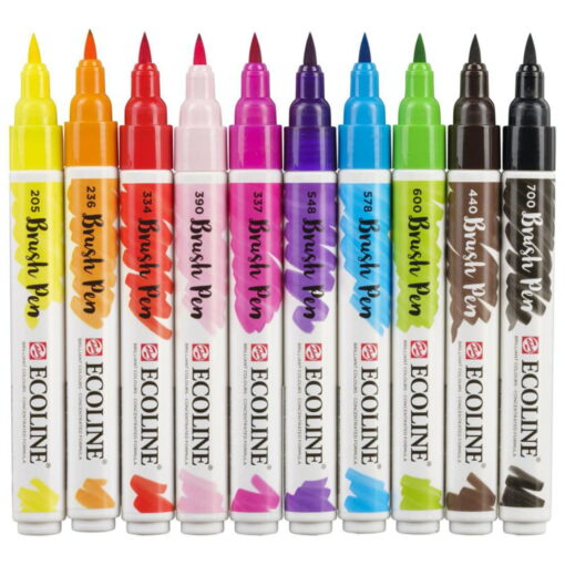 Set carioci Ecoline Brushpen Bright 10