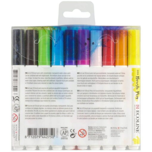 Set carioci Ecoline Brushpen Bright 10