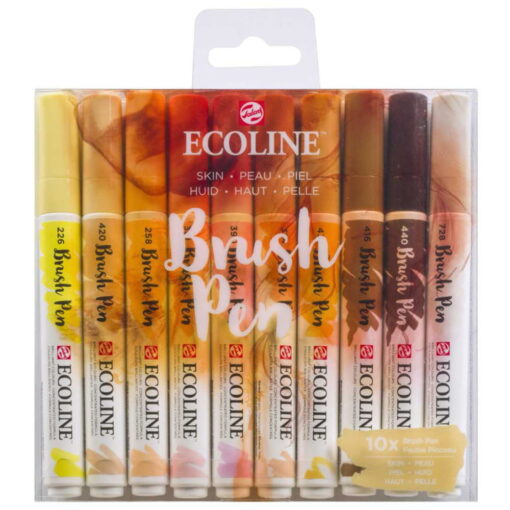 Set Carioci Ecoline Brushpen Skin 10