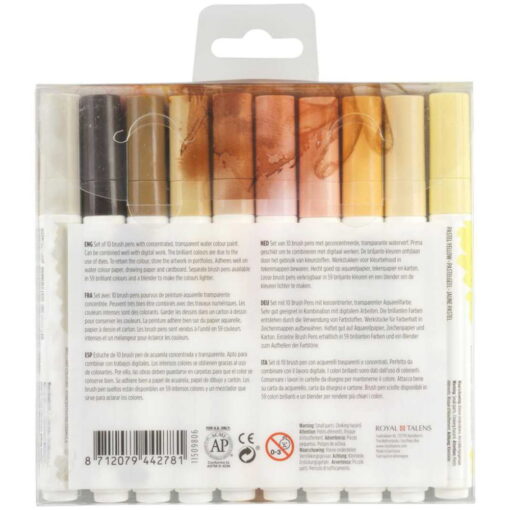 Set carioci Ecoline Brushpen Skin 10