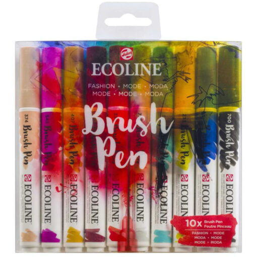 Set Carioci Ecoline Brushpen Fashion 10