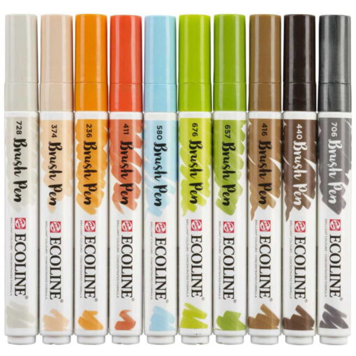Set carioci Ecoline Brushpen Architect 10