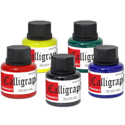 Set cerneala caligrafie Isomars 5 x 35ml