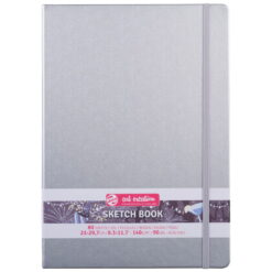 Caiet de schite Art Creation Sketchbook Shiny Silver 21 x 30 cm