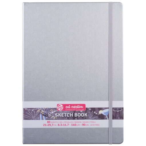 Caiet De Schite Art Creation Sketchbook Shiny Silver 21 X 30 Cm