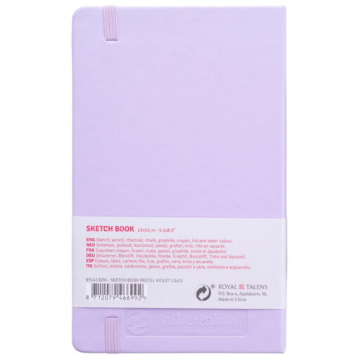 Caiet de schite Art Creation Sketchbook Pastel Violet 13 x 21 cm