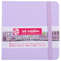 Caiet de schite Art Creation Sketchbook Pastel Violet 12 x 12 cm