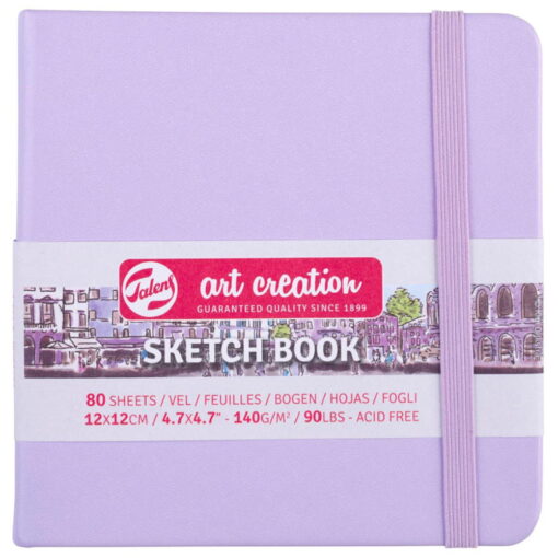 Caiet De Schite Art Creation Sketchbook Pastel Violet 12 X 12 Cm