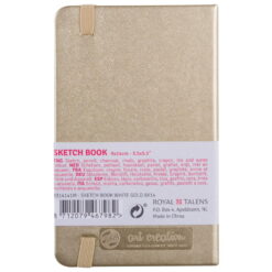 Caiet de schite Art Creation Sketchbook White Gold 9 x 14 cm