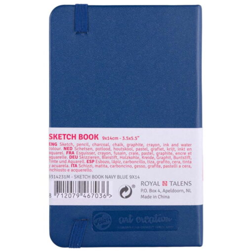 Caiet de schite Art Creation Sketchbook Navy Blue 9 x 14 cm