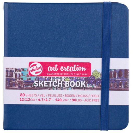Caiet De Schite Art Creation Sketchbook Navy Blue 12 X 12 Cm
