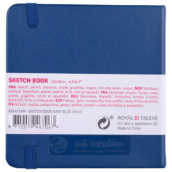 Caiet de schite Art Creation Sketchbook Navy Blue 12 x 12 cm