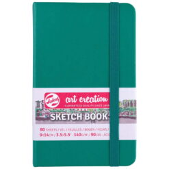 Caiet de schite Art Creation Sketchbook Forest Green 9 x 14 cm