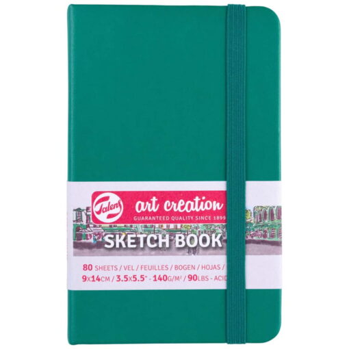 Caiet de schite Art Creation Sketchbook Forest Green 9 x 14 cm