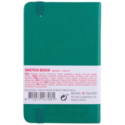 Caiet de schite Art Creation Sketchbook Forest Green 9 x 14 cm
