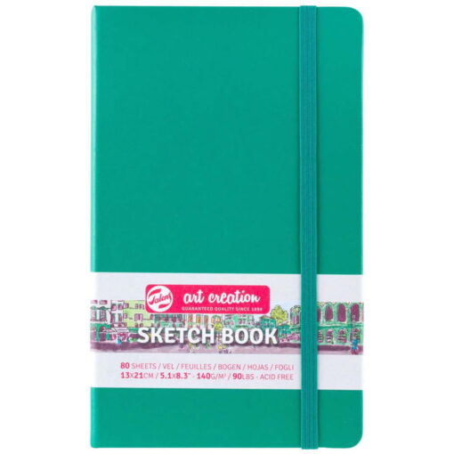 Caiet De Schite Art Creation Sketchbook Forest Green 13 X 21 Cm