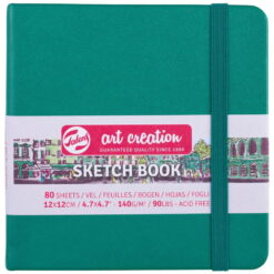 Caiet de schite Art Creation Sketchbook Forest Green 12 x 12 cm