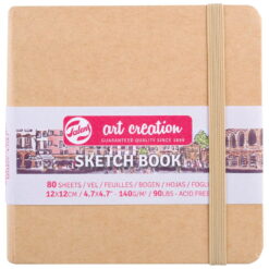 Caiet de schite Art Creation Sketchbook Kraft Paper 12 x 12 cm